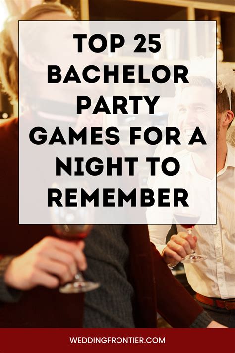 25 Bachelor Party Games – Fun Ideas Everyone Will Enjoy.